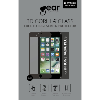 Gear alt GEAR Skärmskydd iPhone 6/7/8 Plus Platinum svart
