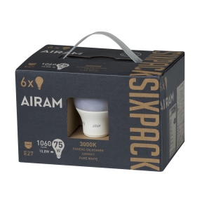 Airam LED A60 10.8W, 6BX