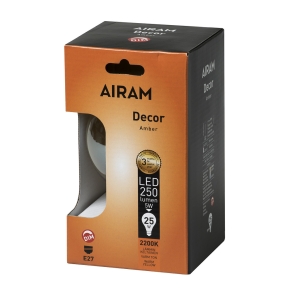 Airam LED DEC FG AM G95 5W/822 E27 DIM