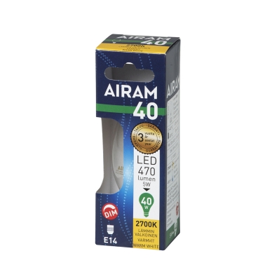 AIRAM alt Airam LED 5W/827 E14 FIL DIM